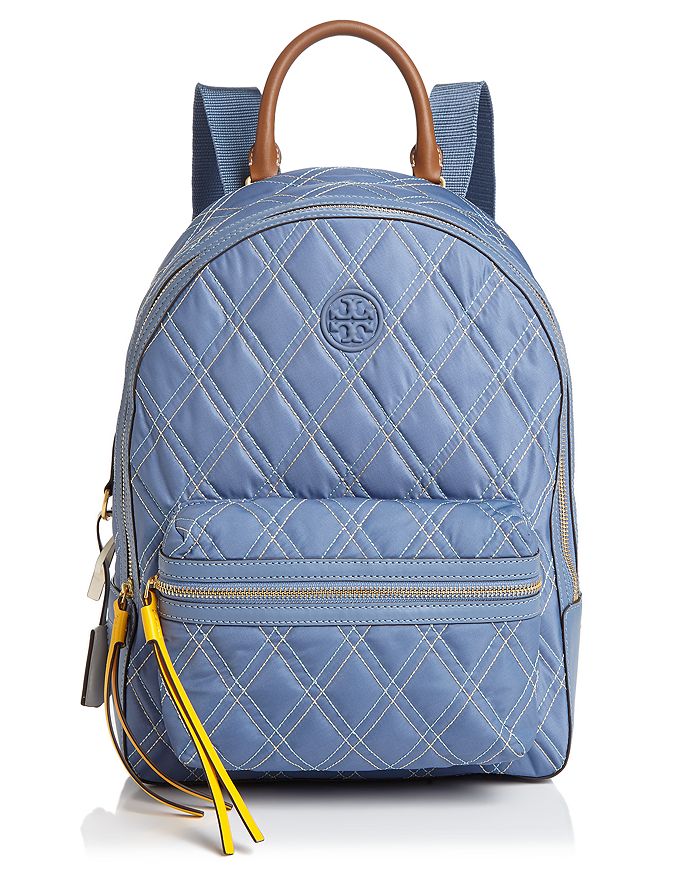 vitality foul sleeve Tory Burch Perry Mixed-Stitch Nylon Backpack | Bloomingdale's