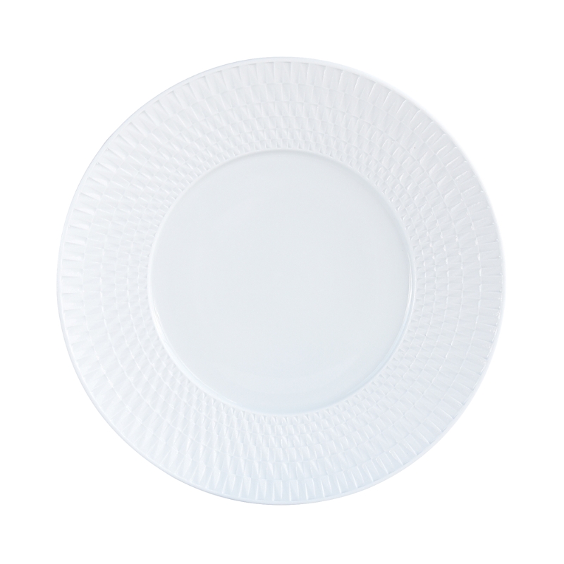 Shop Bernardaud Twist White Collection Salad Plate