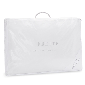 Frette Cortina Firm Down Pillow, Standard In White