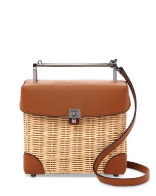 wicker crossbody bag