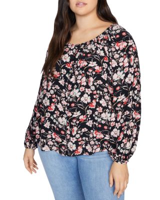 Sanctuary Curve - Genevieve Floral Print Blouse