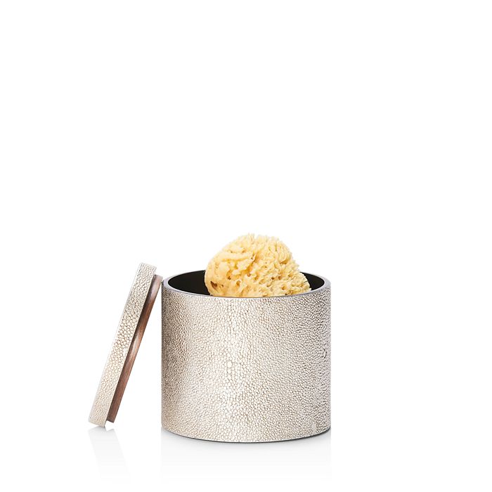Pigeon & Poodle Manchester Canister In Warm Silver