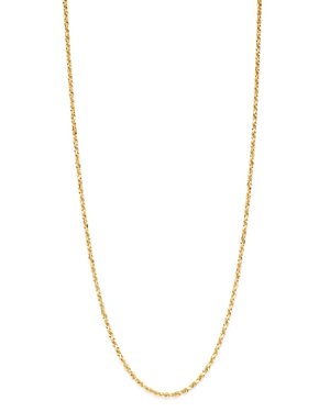 Bloomingdale's Solid Glitter Chain Necklace in 14K Yellow Gold - 100% Exclusive