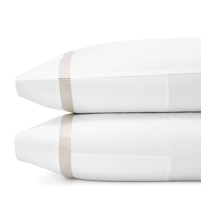 Home Treasures Fino King Pillowcases, Pair In White