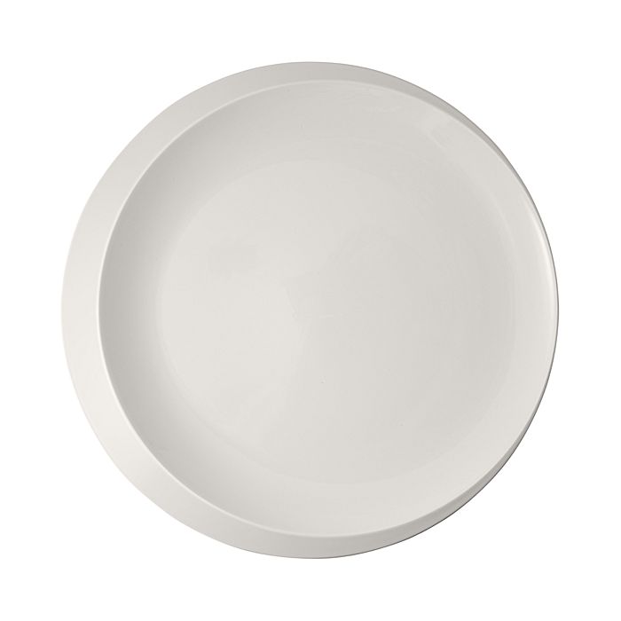 Shop Villeroy & Boch New Moon Large Round Tray In White
