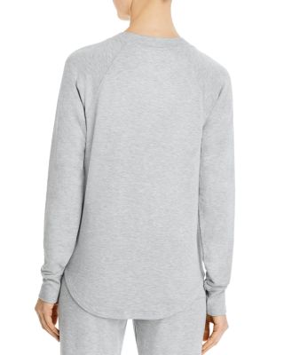 Warm Up Curved-Hem Sweatshirt