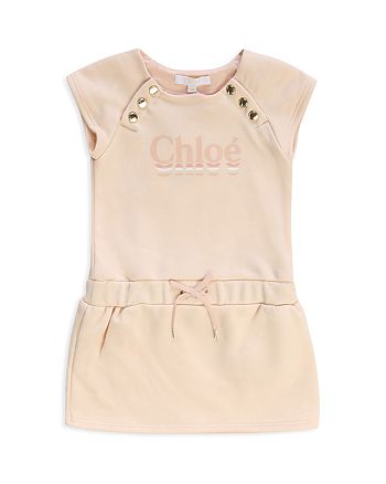 Chloé Chloe Girls' Logo Button Trim Dress - Baby | Bloomingdale's