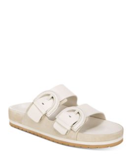 Vince - Women's Glyn Double-Buckle Slide Sandals 