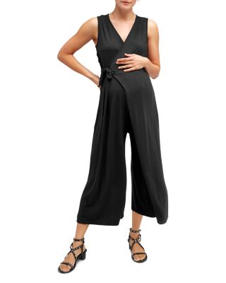 Nom Maternity Francesca Wide Leg Maternity/Nursing Jumpsuit