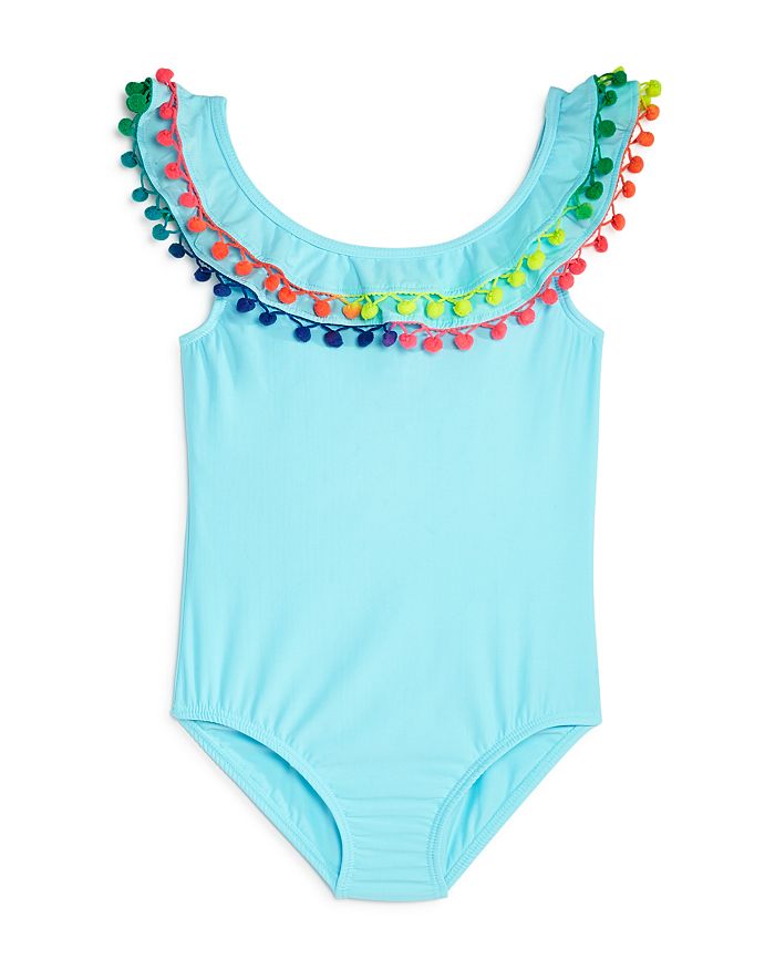 Pq Swim Girls Pom Pom Swimsuit Little Kid Big Kid Bloomingdale S