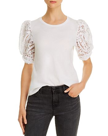 Generation Love Brittany Lace-Sleeve Top - 100% Exclusive | Bloomingdale's