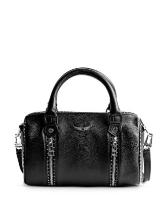 Zadig & Voltaire Sunny Small Studded Leather Bowling Bag | Bloomingdale's