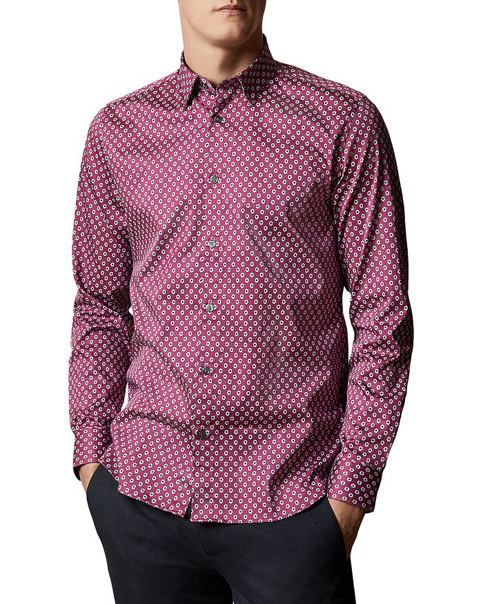 Ted Baker Micro Floral Slim Fit Button Down Shirt Bloomingdale S