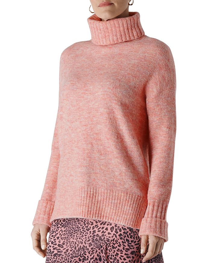 WHISTLES RIBBED TURTLENECK KNIT SWEATER,30841