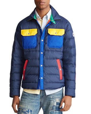 polo color block jacket