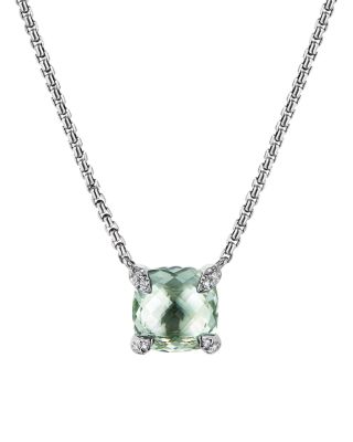 Ch&acirc;telaine&reg; Pendant Necklace with Gemstones and Diamonds
