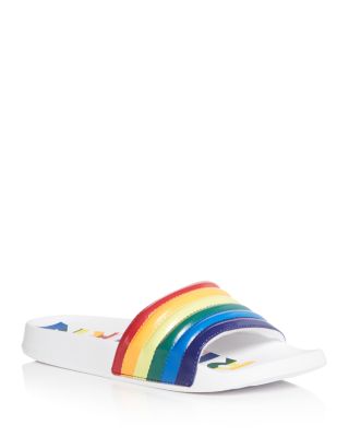 adidas rainbow slides