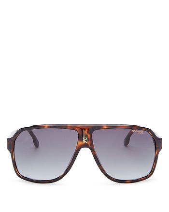 Carrera Men's Flat Top Aviator Sunglasses, 62mm | Bloomingdale's