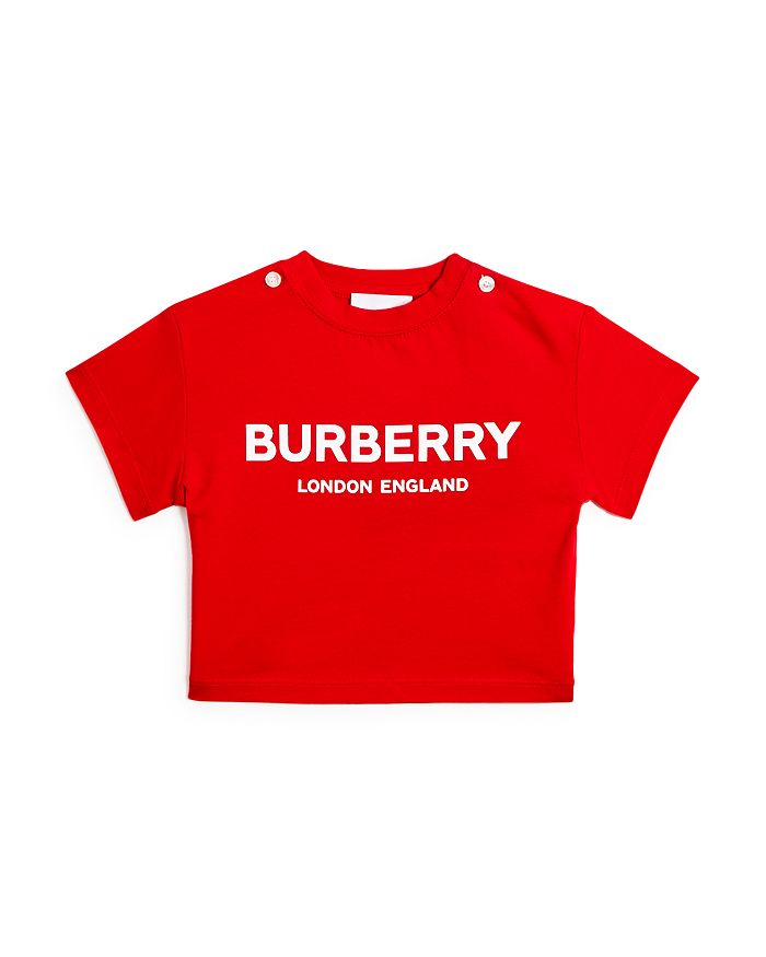 Burberry Girls' Mini Robbie Logo Tee - Baby In Bright Red
