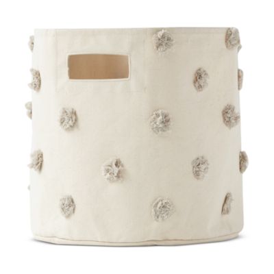 Pehr - Pom Pom Cotton Canvas Storage Bin