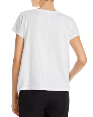 eileen fisher white tee shirt