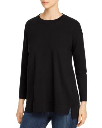 Eileen Fisher Long Crewneck Tunic | Bloomingdale's