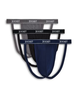 Nike Dri-fit 3 Pack Microfibre Jock Straps in Black for Men | UK