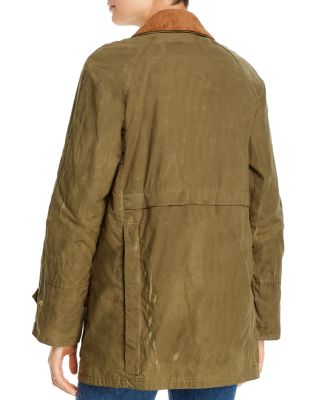 barbour wharf waxed cotton jacket