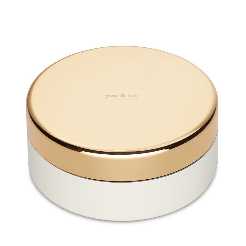 Kate Spade With Love Keepsake Box In Gold/white