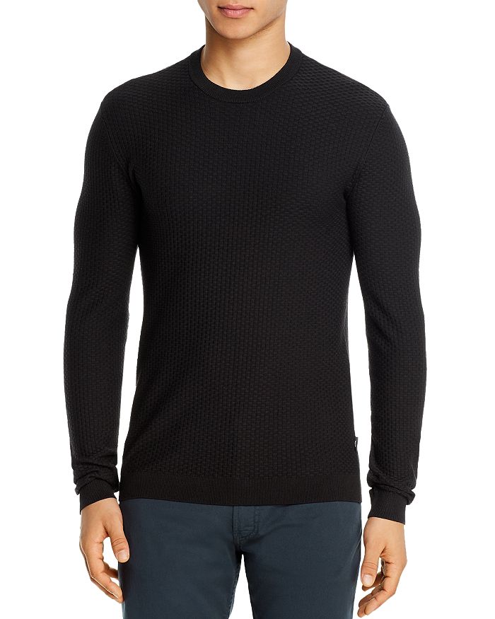 Emporio Armani Textured Knit Sweater | Bloomingdale's