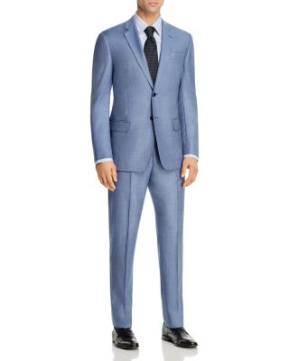 blue armani suit