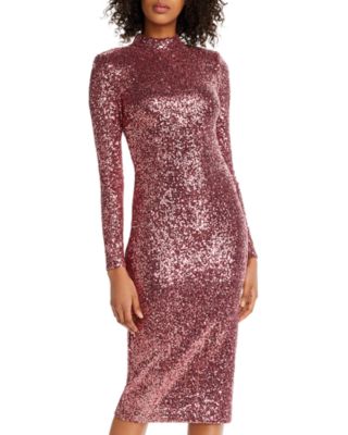 Rebecca Vallance - Sequined Midi Cocktail Dress