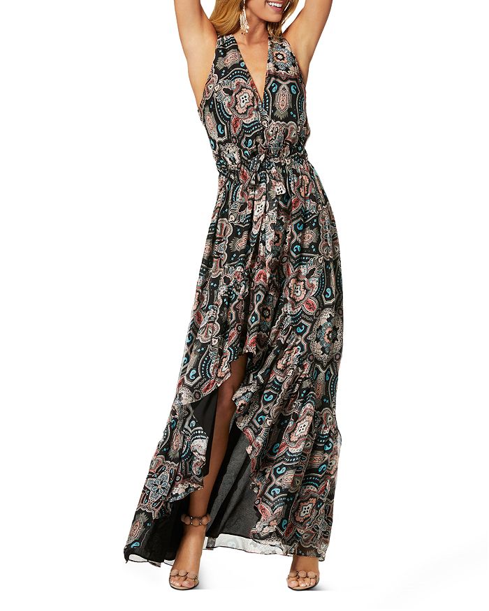 Ramy Brook Savanna High/Low Printed Maxi Dress | Bloomingdale's