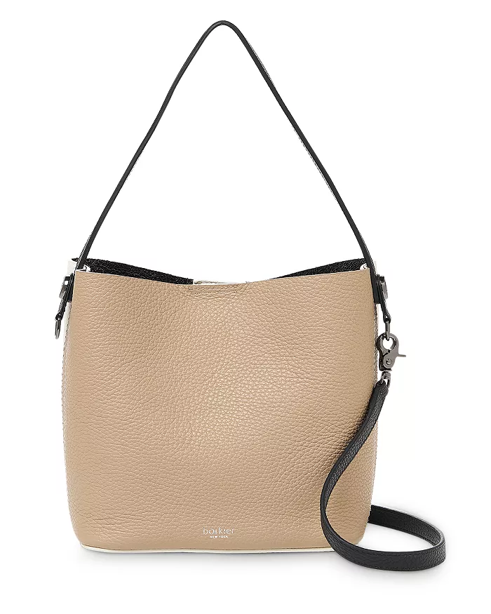 Crosby Colorblock Small Leather Bucket Bag