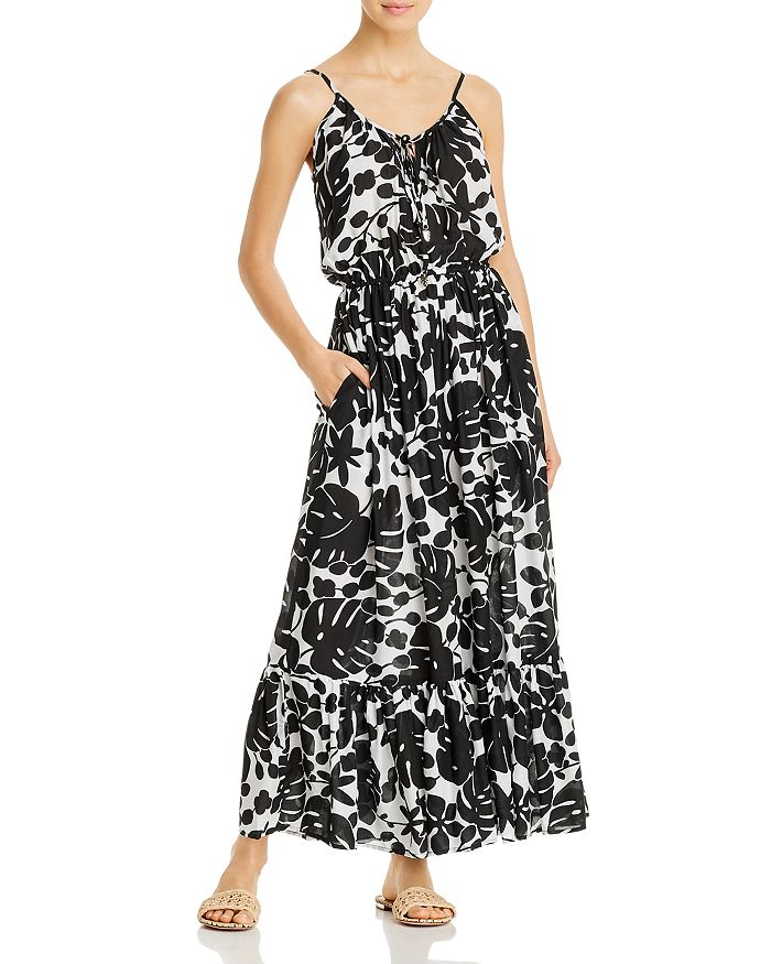 kate spade new york Sleeveless Printed Cover-Up Maxi Dress | Bloomingdale's