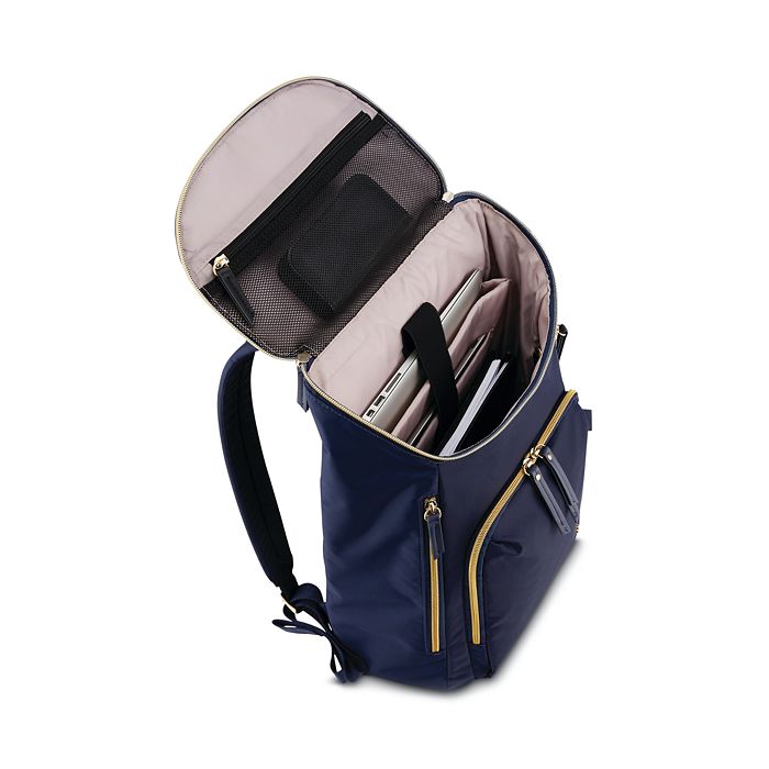 Shop Samsonite Mobile Solutions Deluxe Backpack In Navy Blue