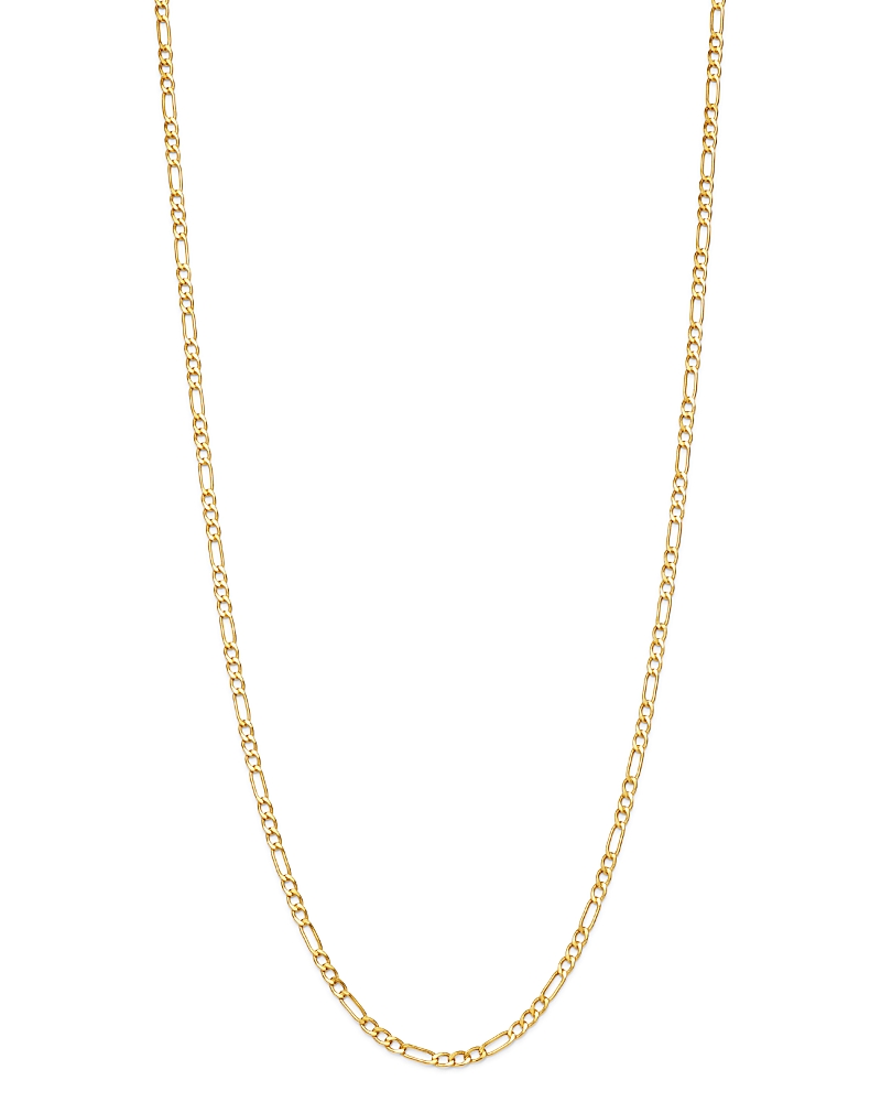 Bloomingdale's Fine Collection 14K Yellow Gold Figaro Chain Necklace