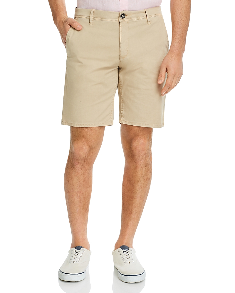 Rodd & Gunn The Peaks Cotton-blend Over-dyed Classic Fit Shorts In Sand