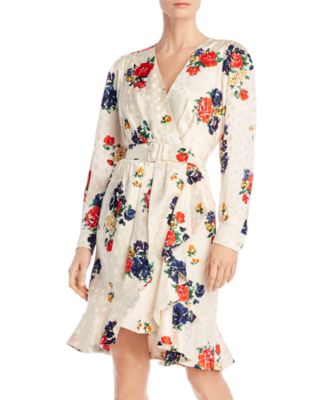 eliza j embroidered floral sleeveless dress
