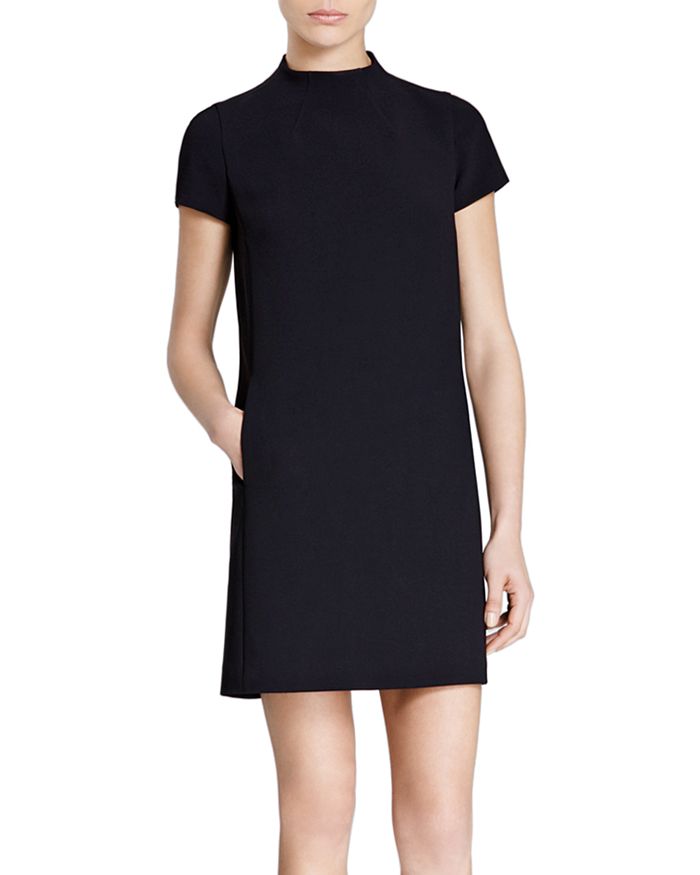 Shop Theory Jasneah Admiral Crepe Mini Dress - 100% Exclusive In Black