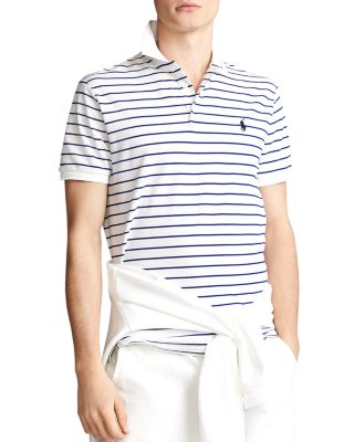 custom slim stretch mesh polo