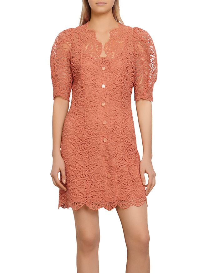 Sandro short shop lace dress