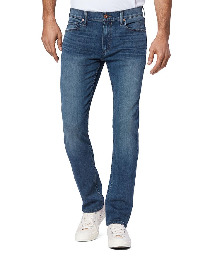 Paige Federal Straight Slim Fit Jeans In Brent | ModeSens