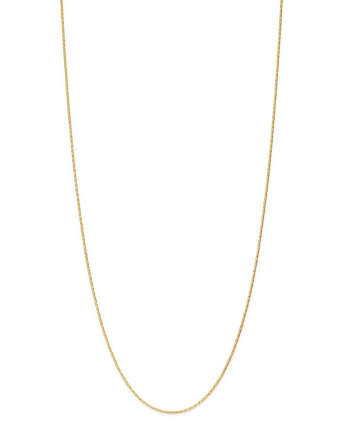 Bloomingdale's Mirror Cable Link Chain Necklace In 14k Yellow Gold, 18 - 100% Exclusive In Gold