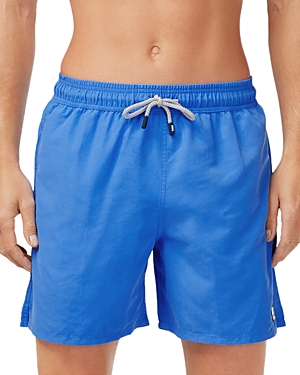 Tom & Teddy Men's Solid Swim Trunks In Electric Blue