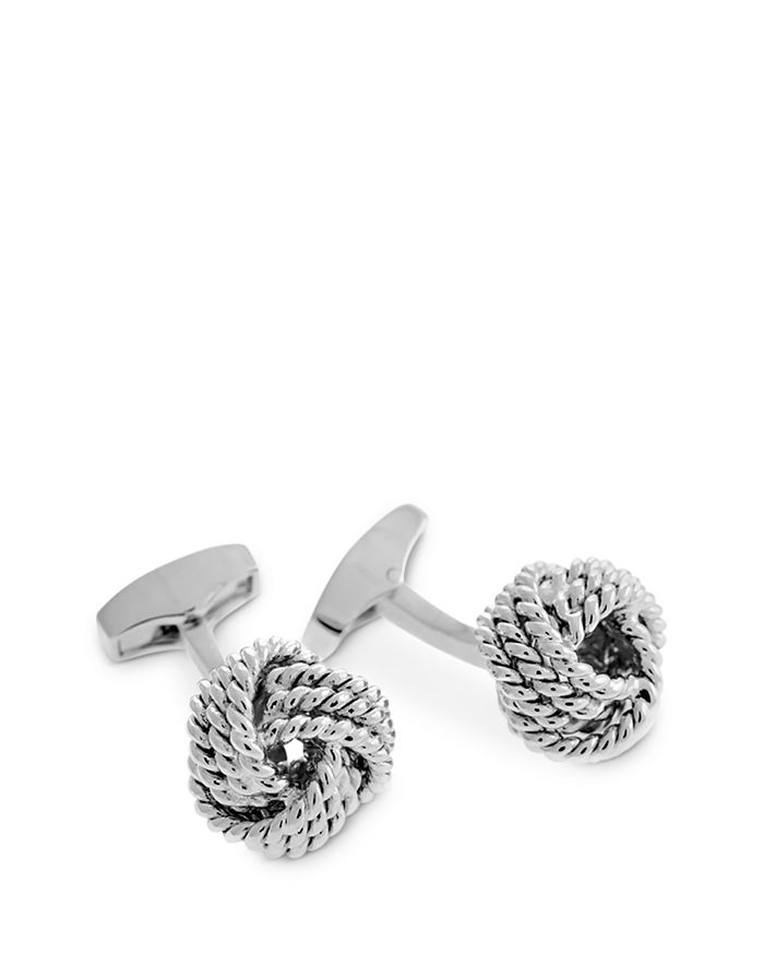 Tateossian Knot Cable Cufflinks In Silver