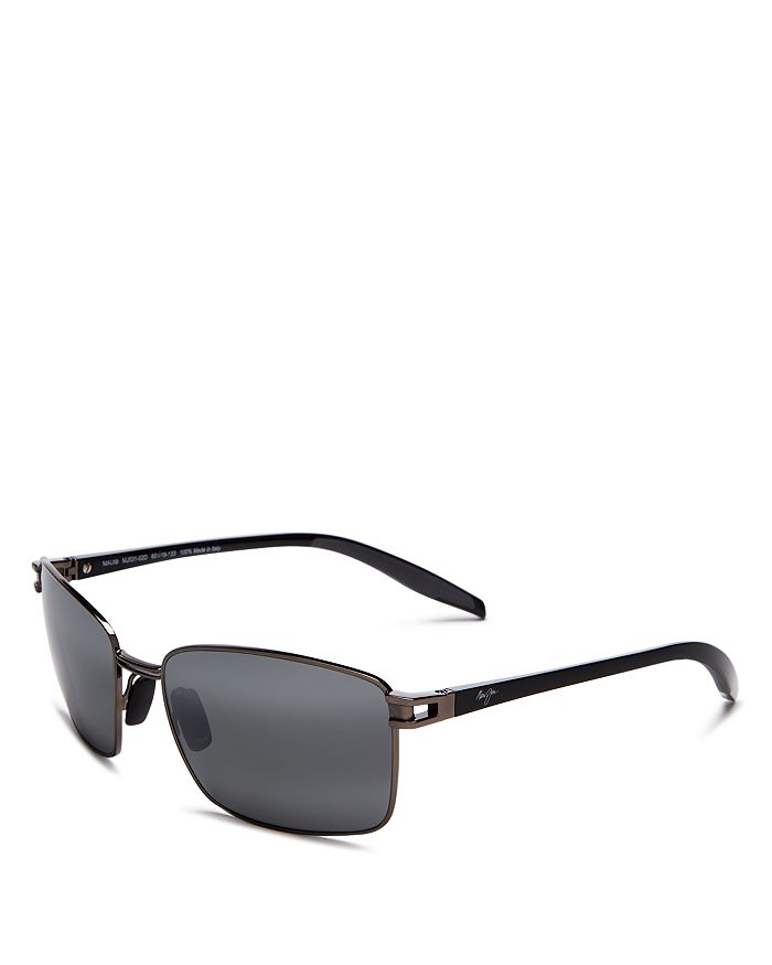 Maui Jim Men's Cove Park Polarized Square Sunglasses, 60mm Brand Name ...