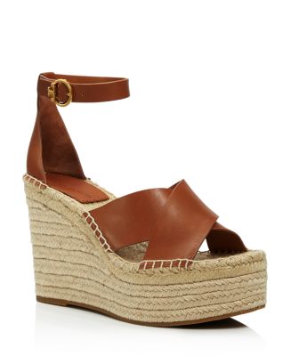 Tory Burch Women's Selby 105 Wedge Espadrille Sandals | Bloomingdale's