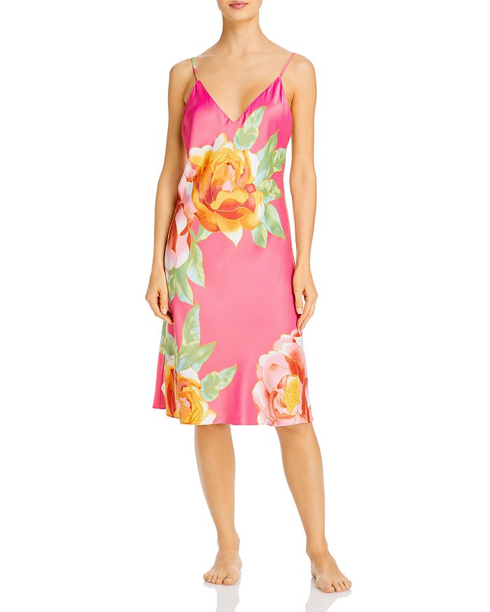 Natori Serafina Floral Print Slip Nightgown | Bloomingdale's