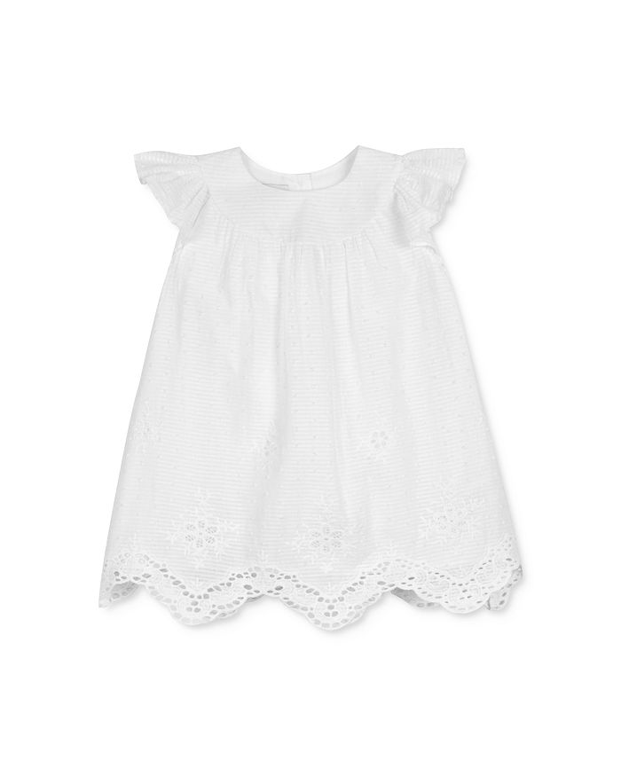 Pippa & Julie Girls' Clip-Dot Embroidered Hem Dress - Baby | Bloomingdale's